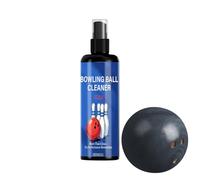 Strike Shine 100ml Bowling Ball Polish Kit - Professional Maintenance Spray & Microfiber Towel, High-Gloss Restoration Function, Professional Bowler & Beginner Category, Anti-Static Cleaner