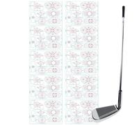 Strike Tape, 10 Sheets Putting Alignment Labels, DagolfLabel Tape Stickers for Alignment Labels to Aids GolfStrike Tape - For Women Athlete Who Swings Sports ES