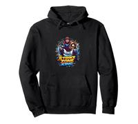 Strike Zone King Baseball Catcher Action Graphic Pullover Hoodie