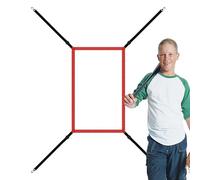 Strike Zone Target for Pitching Net - Adjustable Baseball Training Target, Durable Softball Practice Attachment Strap | Accurate Hitting Catching Batting Aid For Backyard Sports Drills Sessions
