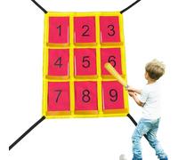 Strike Zone - Tool with 9 Numbered Zones, Sports Equipment to Improve Launcher Accuracy in Ground Training