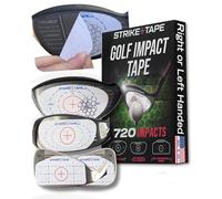 STRIKEPRO Strike-Tape Golf Club Impact Labels. Universal Club face Stickers, Drivers, hybrids, and Irons. All Impact Labels fit Left or Right Hand Clubs. Immediate Swing Analysis. (2)