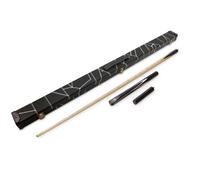 Striker 3/4 Jointed Snooker Pool Cue Set + Deluxe Black Stitch Case
