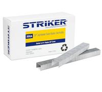 STRIKER T50 Staples, 3/8 Inch Heavy Duty Staples for Staple Gun, Galvanized 20 Gauge 3/8 Inch Crown Staple for Upholstery, Construction, Furniture (5,000 Counts)