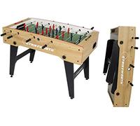 Strikeworth Free Kick Folding Football Table (Wood/Red)