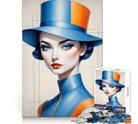 Striking Beauty Portrait Jigsaw Puzzles 1000 Pieces for Adults Boost Recall Relax Mind Accurate Edge Santa Wish List 38x52cm