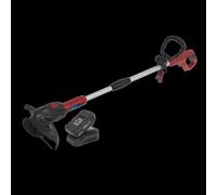 Sealey CS20V 20v Cordless Grass Trimmer 260mm 1 x 2ah Li-ion Battery Charger