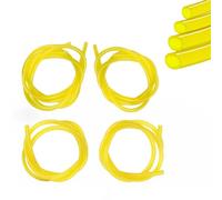 Strimmer Fuel Line Kit, Universal Yellow Transparent Hose Tube 3x5mm, 3x6mm, 2x3.5mm, 2.5x5mm for Chainsaws, Blowers, Mowers, and Garden Machines