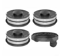Strimmer Line & Cover,Spool Line +Cap for Einhell GC-ET 4530 3405685 String Trimmers,Autofeed Spools Replacement Grass Trimmer Spool & Line Refills