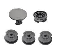 Strimmer Spool for Bosch EasyGrassCut 18 23 26 18-230 18-260, Art 23 SL 26 SL Grass Trimmer, F016800569 Strimmer Wire 1.65mm 4.9m (4 Spool + 1 Cover)
