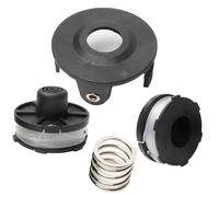 Strimmer Spool Line for Makita Akkusense 18V DUR181Z DUR181RF DUR181 Grass Trimmer, 195858-1/196146-9 Replacement spools, Trimmer Spool and Line(2 spools+1 Cap+1 Spring)