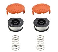 Strimmer Spool Line + Spool Cover Cap Set for Black & Decker BST2018 BDST182ST1 BESTE625 GL340 GL530 GLC2500 242885-01 90564281N-2 Set