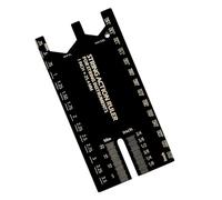 String Action Gauge,Fret Leveling Guide - String Height Maintenance Fretboard Leveling Ruler for Players Luthiers Bass Enthusiasts