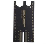 String Action Gauge Metal Ruler for Guitar Mandolin Banjo for fret Height for bridge Saddle Adjustment Luthier Tool