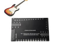 String Action Gauge | Quick Ruler Precision Measuring Tool | with Metric and Imperial Scales String Action Ruler | for Tremolo Repair, Music Neck Nut, Crownem