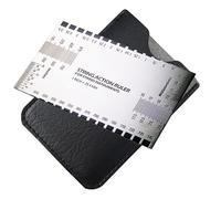 String Action Gauge Ruler, Guitar Height Gauge Set Up Tool for Electric Bass and Acoustic Guitar