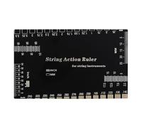 String Action Gauge Ruler: Guitar Height Measuring Tool, Durable Metal Configuration Instrument, High Precision Adjustment Aid | Reliable Tuning Holder