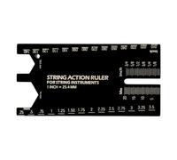 String Action Meter - Precision Aluminum Alloy | Bass Measurement | Instrument for Beginner Musicians Maintenance Repair Home Workshop Adjustment of the del