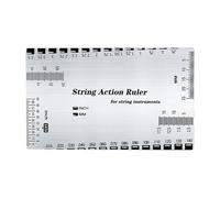 String Action Ruler Gauge Fret Leveling Guide Guitar String Measuring Tool Height Gauge Set Up Repair Measuring