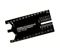 String Action Ruler Gauge Fret Leveling Guide Guitar String Measuring Tool Height Gauge Set Up Repair Measuring