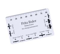 String Action Ruler Gauge Fret Rocker Leveling Guide Guitar Measuring Tool Height Gauge Set Up Height Ruler for Guitars and Bass Setup