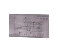 String Action Ruler Gauge Fret Rocker Leveling Guide Guitar String Measuring Tool Height Gauge Guitar Set Up Measuring
