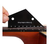 String Action Ruler,Precision Luthier Tools - Bass String Action Measuring Ruler - for Fret Leveling Adjustment Acoustic Bass Violin Instrument Repair