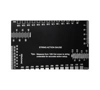 String Action Ruler,Stainless Steel Action Gauge with Metric Imperial Scales,Neck Tuning Tool - for Adults Women Men Home School Stage Practice Band Bass