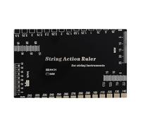 String Action Ruler - Stainless Steel Tool, Precision Measurement Gauge, Instrument Setup Aid, Musician Adjustment Device | For Guitar Bass Mandolin Banjo Ukulele String Setups Maintenance