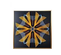 String Art Kit for Adults String Art Kit with Wood Photo Frame 3D All-Inclusive DIY Crafts Kit with Instruction Easy to Make for Home Wall Decor(A,Gold Frame)