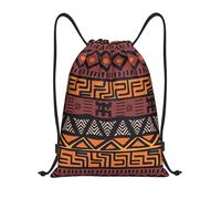 String Bag African Tribal Sackpack Water Resistant Drawstring Backpack Heavy Duty Gym Bag For Travel Yoga Camping 36X42Cm