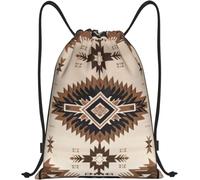 String Bag Native American Gym Bag Unisex Drawstring Backpack Heavy Duty Sackpack For Travel Shopping Beach 36X42Cm