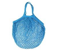 String Bag,Reusable Net String Shopping Bags,Cotton Mesh Produce Bags Organic Grocery Shopping Bags Tote Handbag for Vegetables Fruits Commodities Outgoing Travel (Blue)