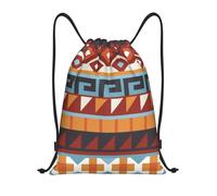 String Bagstring Backpack For Women Party Hiking 36X42Cm Versatile Lightweight Gym Bag Native American Pattern