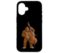 String Bass Orchestra Jazz Instrument Band Contrabass Case for iPhone 16
