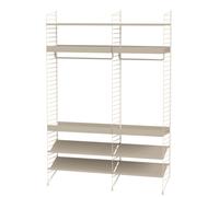 String Bedroom Floor Shelving System C String Furniture Beige - Beige - 7350038273666