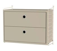 String - Bundle A Bedside Shelf, Beige - Beige