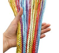 String Door Curtain, Glitter Retro Plain Tassel Doorways Panel Fly Screen Fringe Room Divider Blinds, String Curtain Panel for Doorway Living Room Party or Window Events (100 * 200cm, Rainbow)