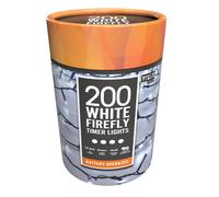 String Fairy Christmas Lights Animated White Outdoor 200 LED - 5.17m Firefly