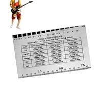 String Gauge - Guitar Building Tools for String Adjustment - Versatile String Action Adjustment Tool for Electric Acoustics On the Go Outdoor Home