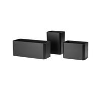 String Grid organizer 3 pieces Black