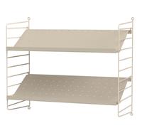 String Hallway Wall Shelving System F String Furniture Beige - Beige - STRING HALLWAY F BEIGE