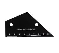 String Height Gauge, Precision Instruments for Luthiers - Luthier Tools for Bass | Maintenance Repair Leveling Keys Adjustment Electric Guitar Bass
