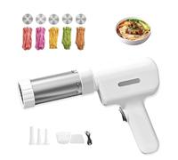 String Hopper Maker Electric,Idiyappam Electric String Hopper Maker, Elec-tric Pasta Ma-ker Machine,Portable Household Handheld Pasta Machine,5-in-1 Cordless Pas-ta for Kitchen