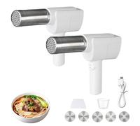 String Hopper Maker Electric, Idiyappam Maker Electric, Household Noodle Machine Cord Less Pasta Machines Portable Noodles Make, for Kitchen Easy Assembly & Cleaning (2pcs)