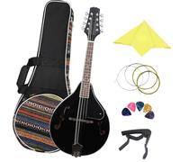 String Instrument 8 String Guitar Basswood Acoustic Mandolin Beginners Musical Instrument With Bag Picks Capo