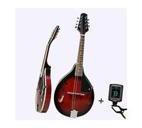String Instrument Treble Eight String Mandolin Musical Instrument Mandolin Orange Durable(Wine red A)