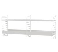String Kitchen Wall Shelving System B String Furniture - STRING KITCHEN B WEISS