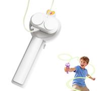 String Launcher Electric Glow in the Dark Rope Loop Fidget Gadget, White | Rechargeable Lasso String Shooter, Luminous Cord, Cool Stuff for Adults, Parties, Stocking Filler