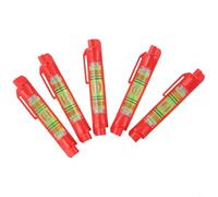 String Level Tool, 3-Inch Hanging Bubble Level for Layout & Leveling, Plastic Construction, 5-Piece Set for Builders, DIYers